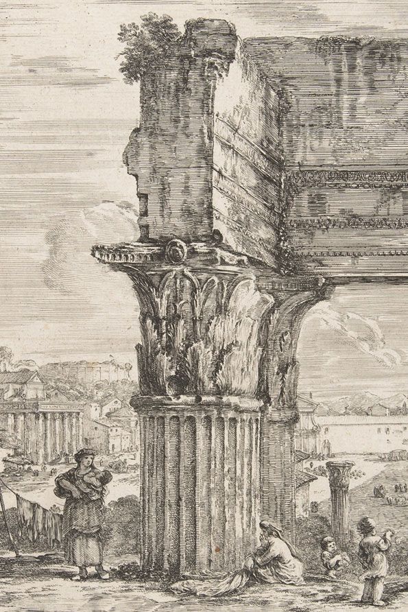 Ancient Rome thrown into the limekiln; the Eternal City used as construction material