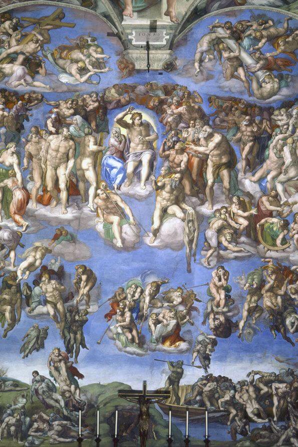 Attempts at demolishing Michelangelo's masterpiece over its nudes